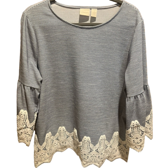 Chico's Tops - 58. WOMENS CHICO’S 2/L DETAIL TOP